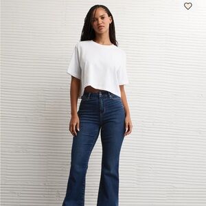 AE Curvy Super High-Rise Flare Jeans
